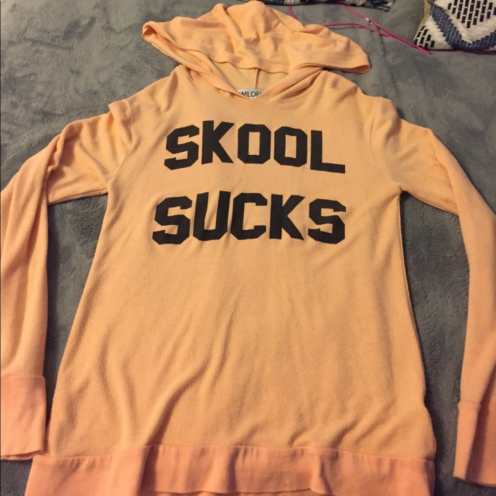 Wildfox couture Skool Sucks hoodie